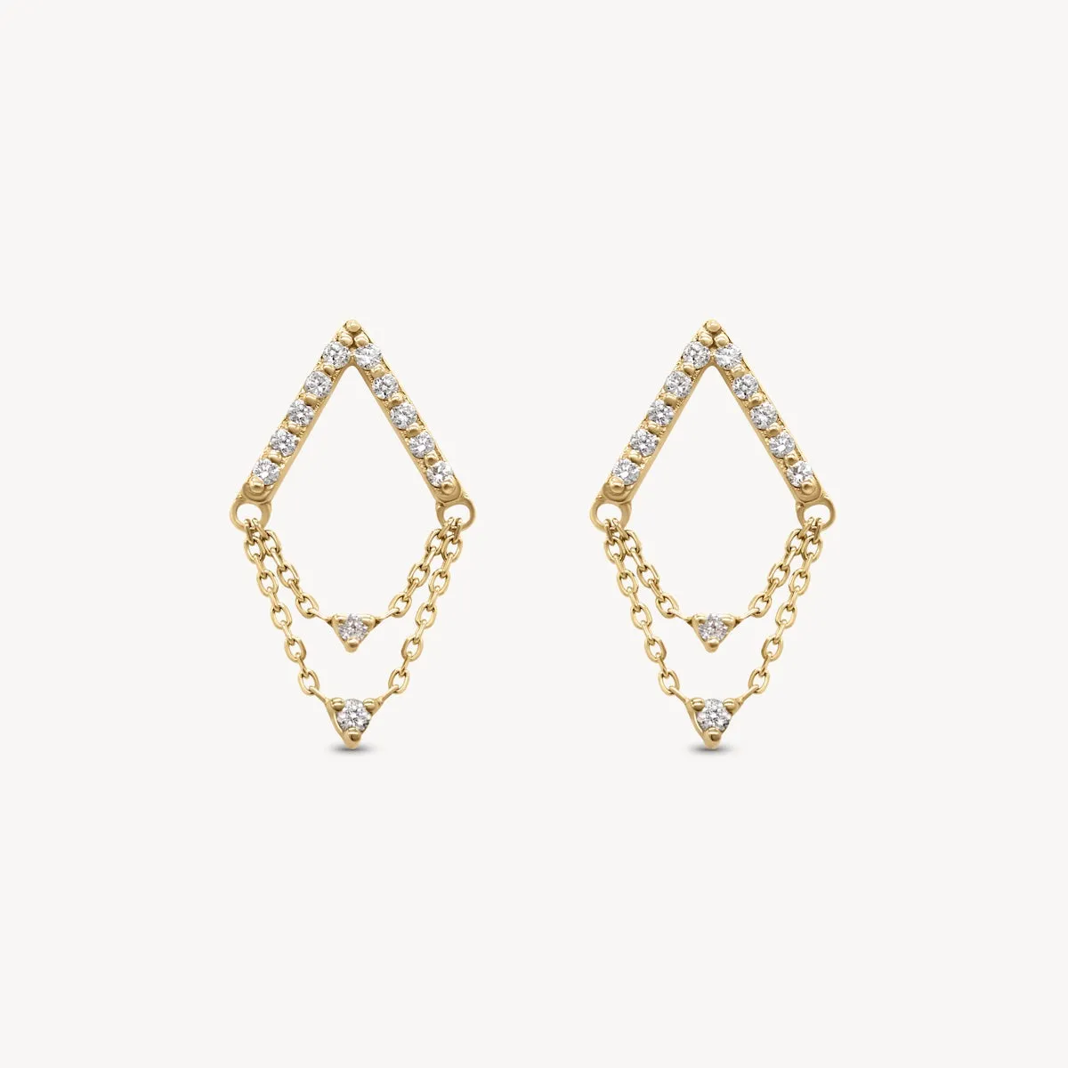 Chains of Diamond Earrings