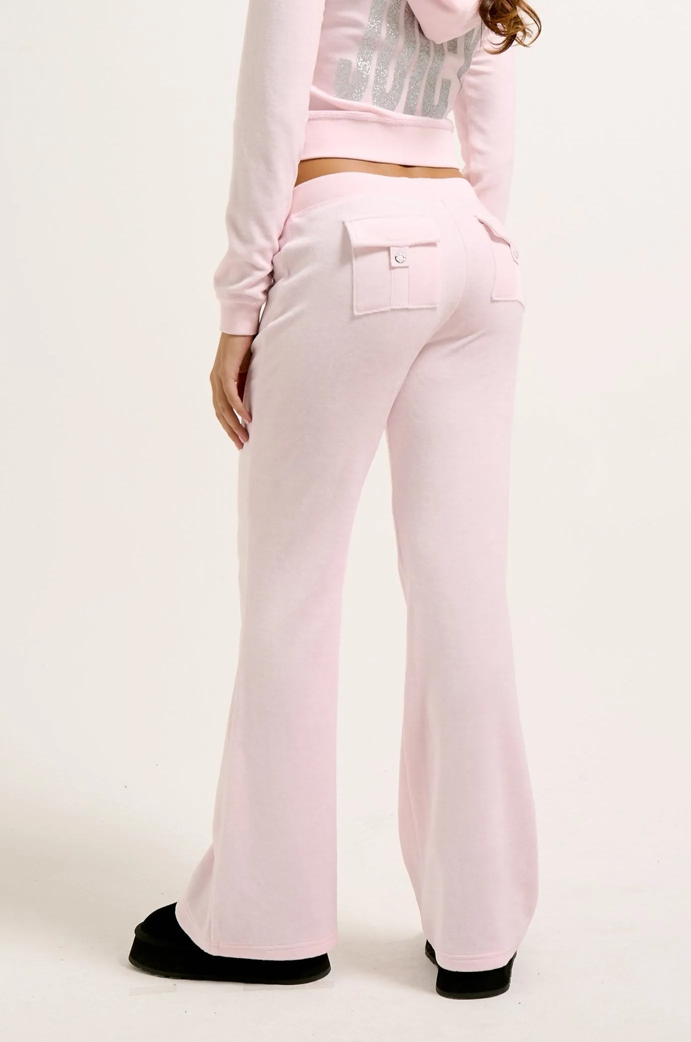 CHERRY BLOSSOM CHOOSE JUICY ULTRA LOW RISE BAMBOO VELOUR HERITAGE BOTTOMS