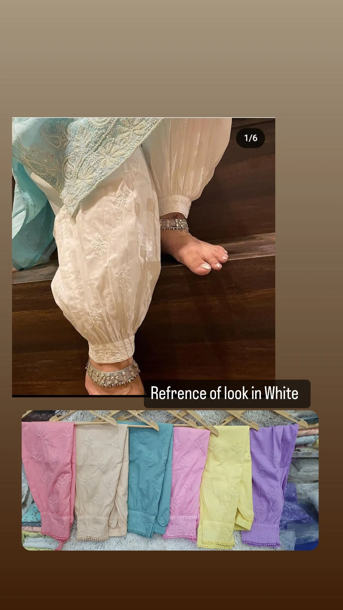 Chikankari Baloon Baby Yellow Salwar