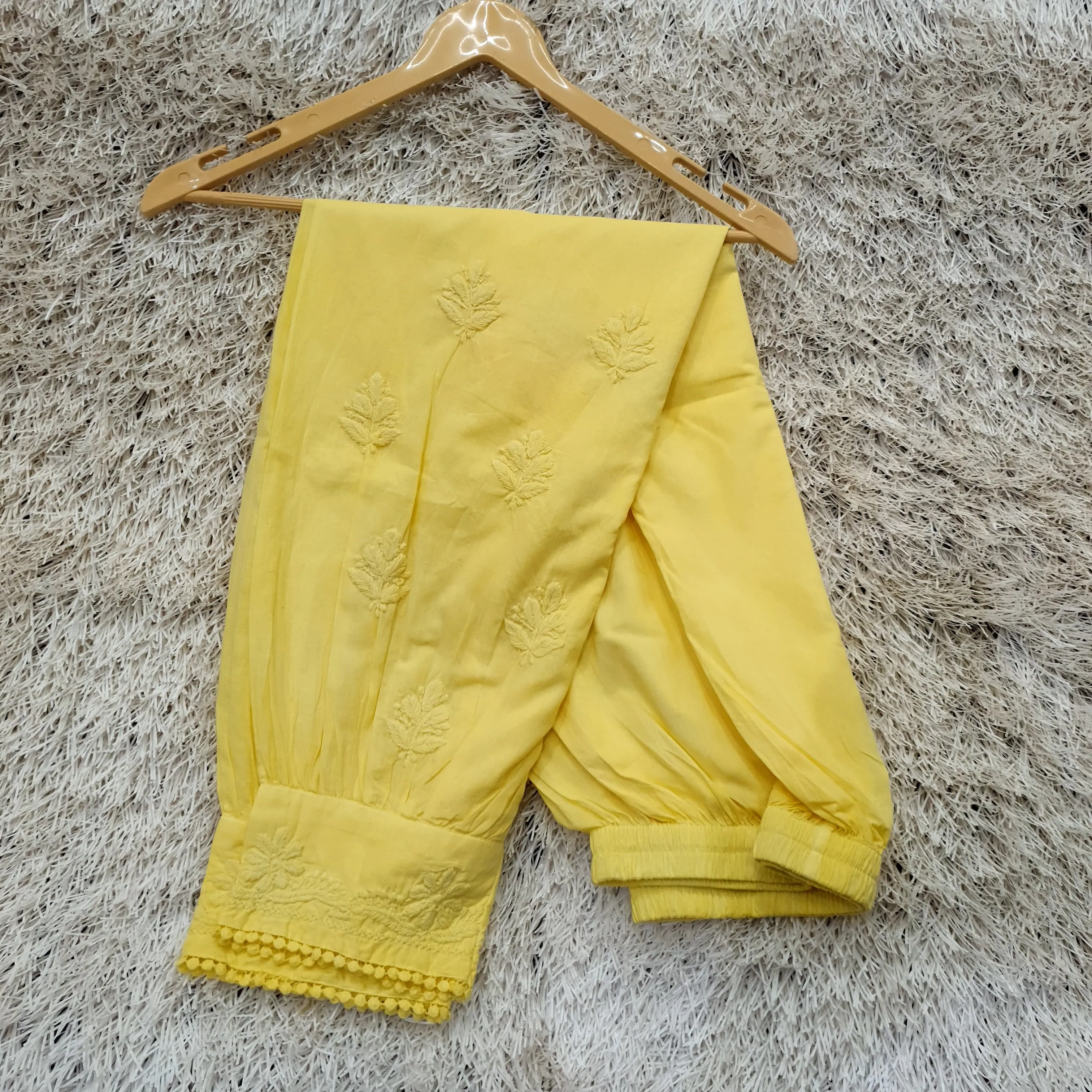 Chikankari Baloon Baby Yellow Salwar