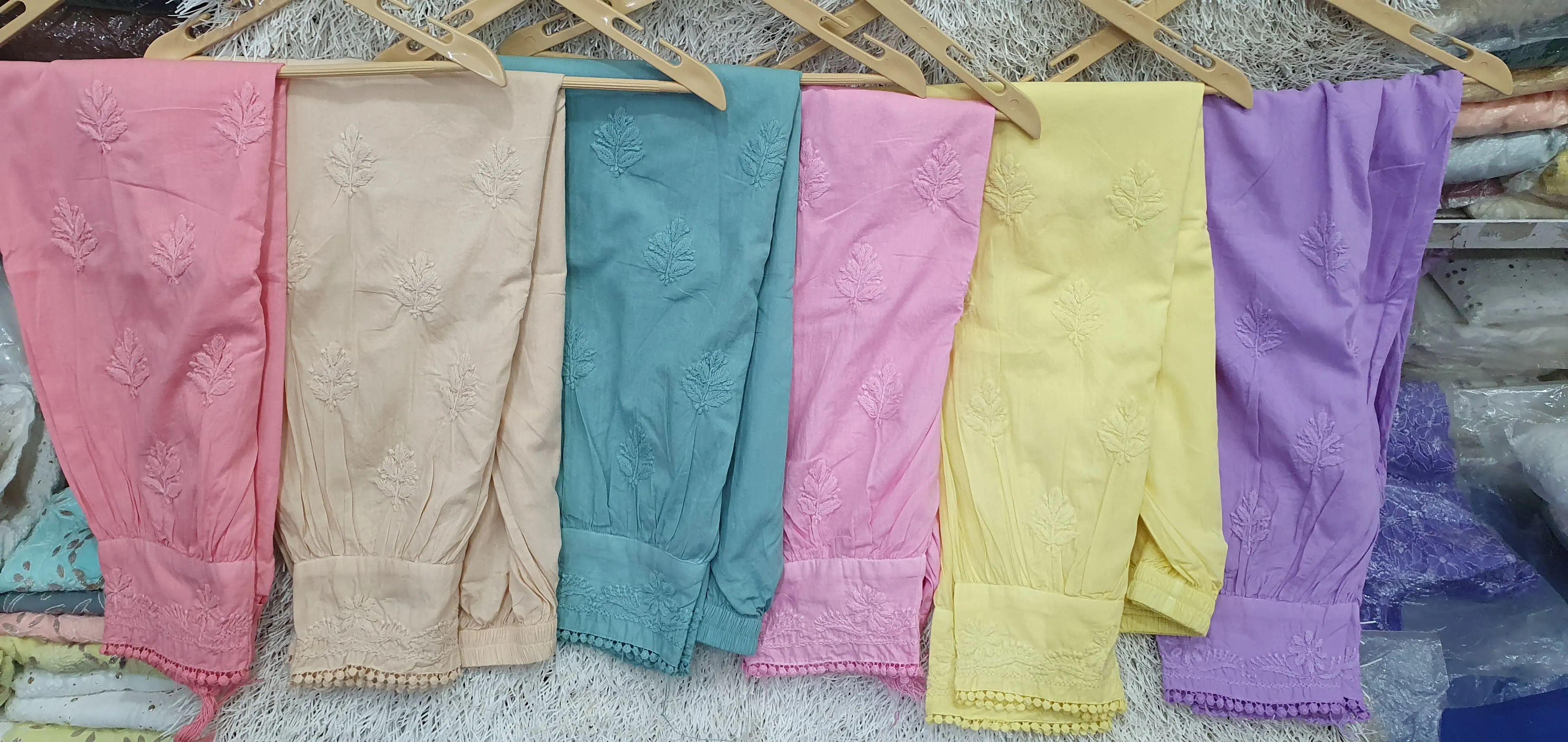 Chikankari Baloon Baby Yellow Salwar