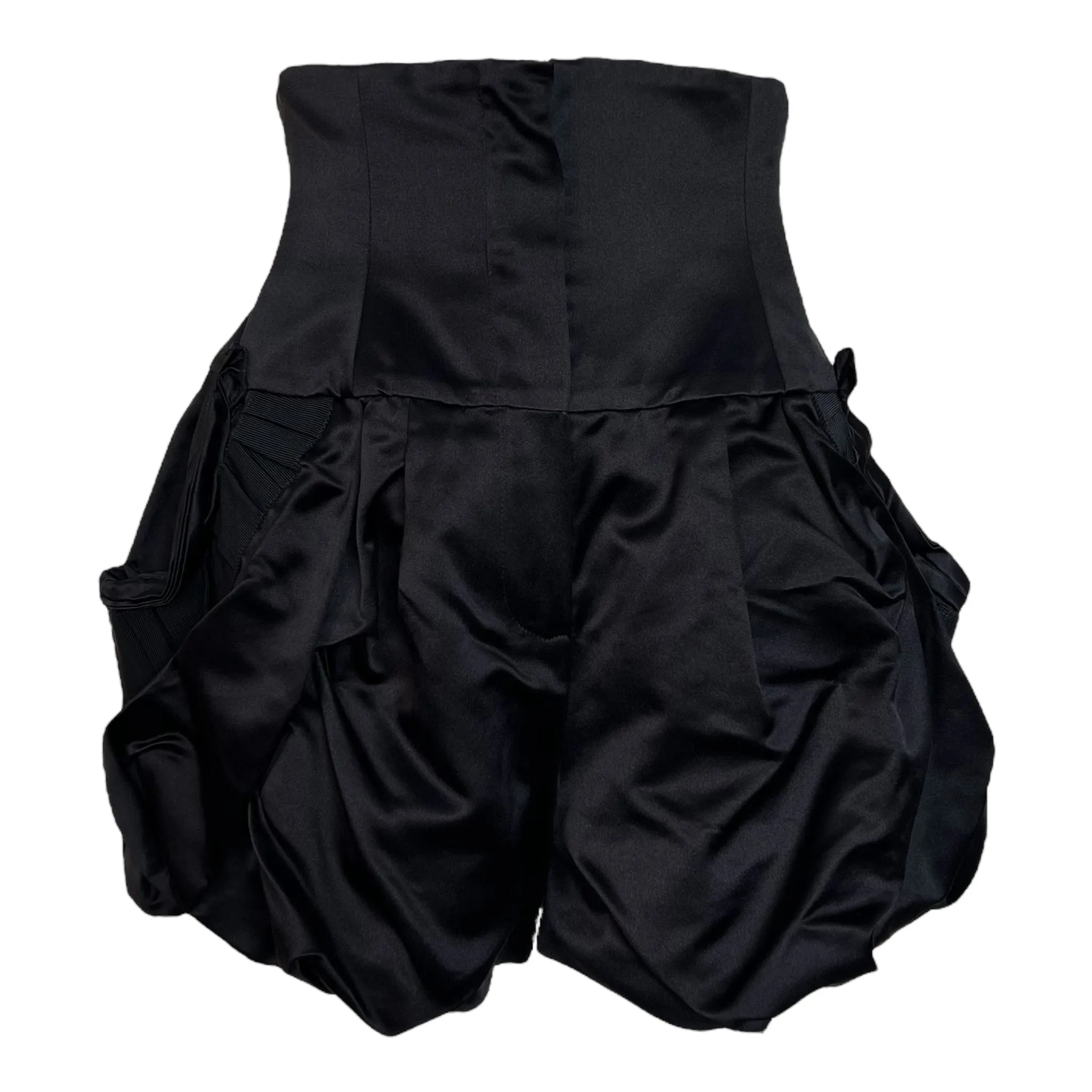 Christian Lacroix 1980's Black Silk Jacket   Shorts Evening Ensemble