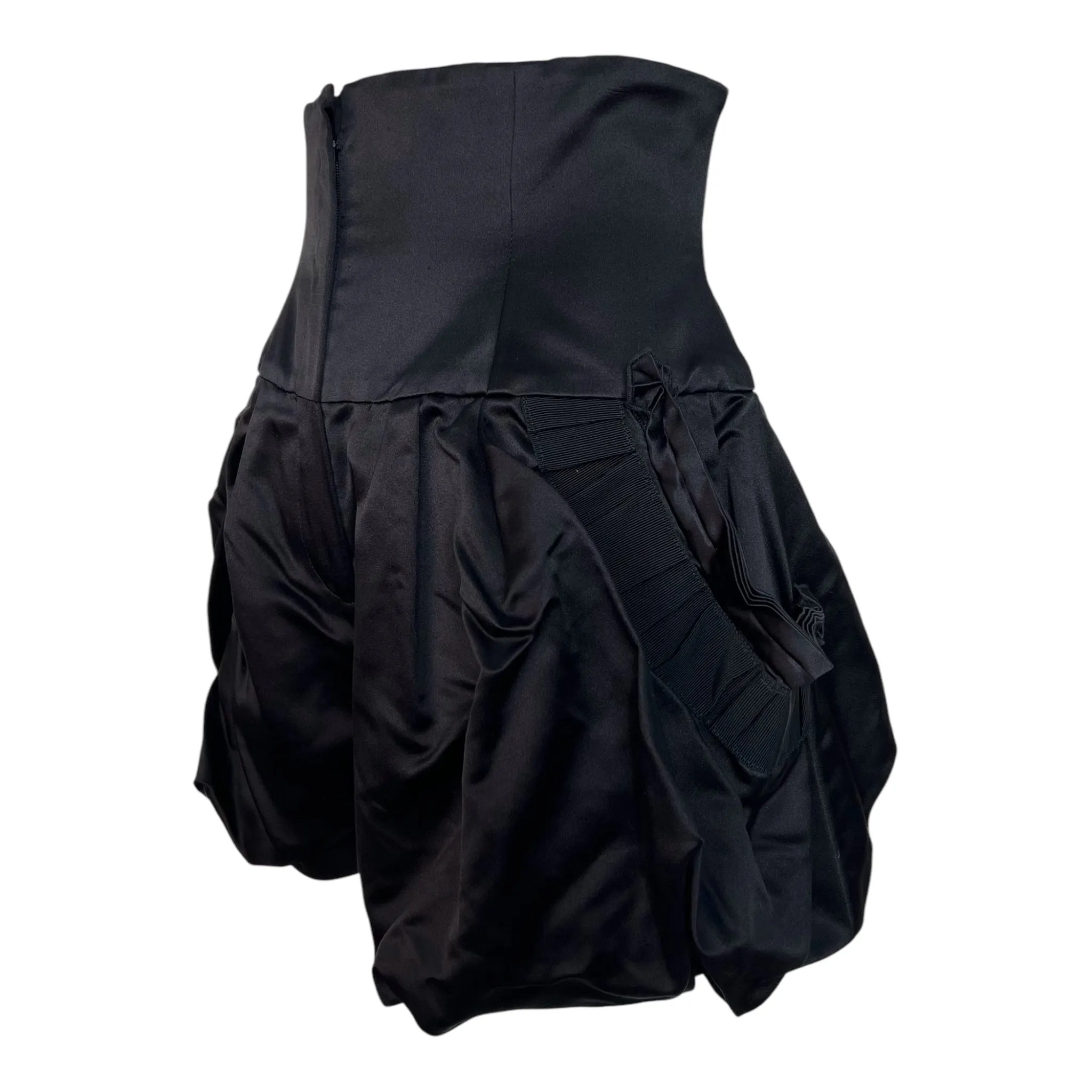 Christian Lacroix 1980's Black Silk Jacket   Shorts Evening Ensemble