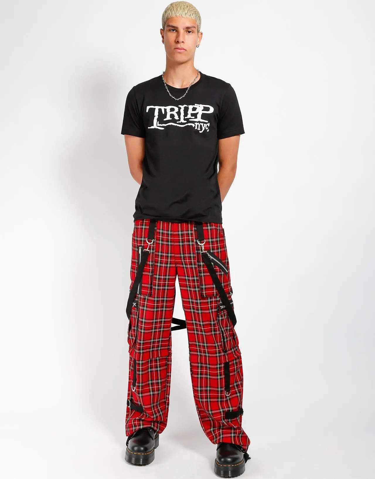 CLASH PANT RED PLAID