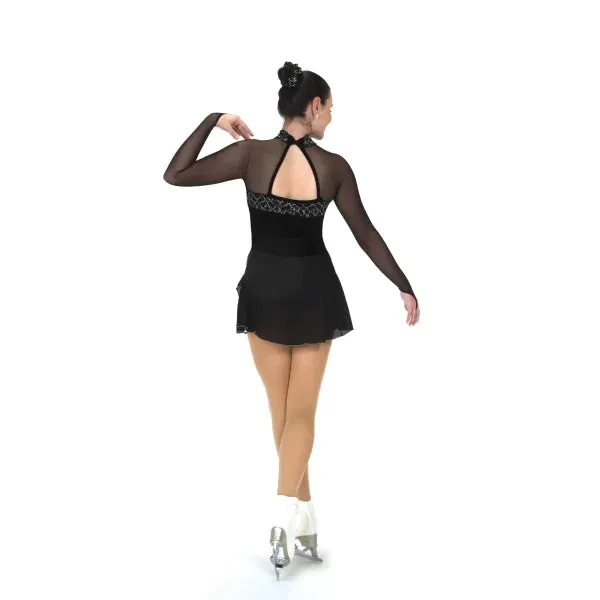 Crystal Fanfare Dress – Black