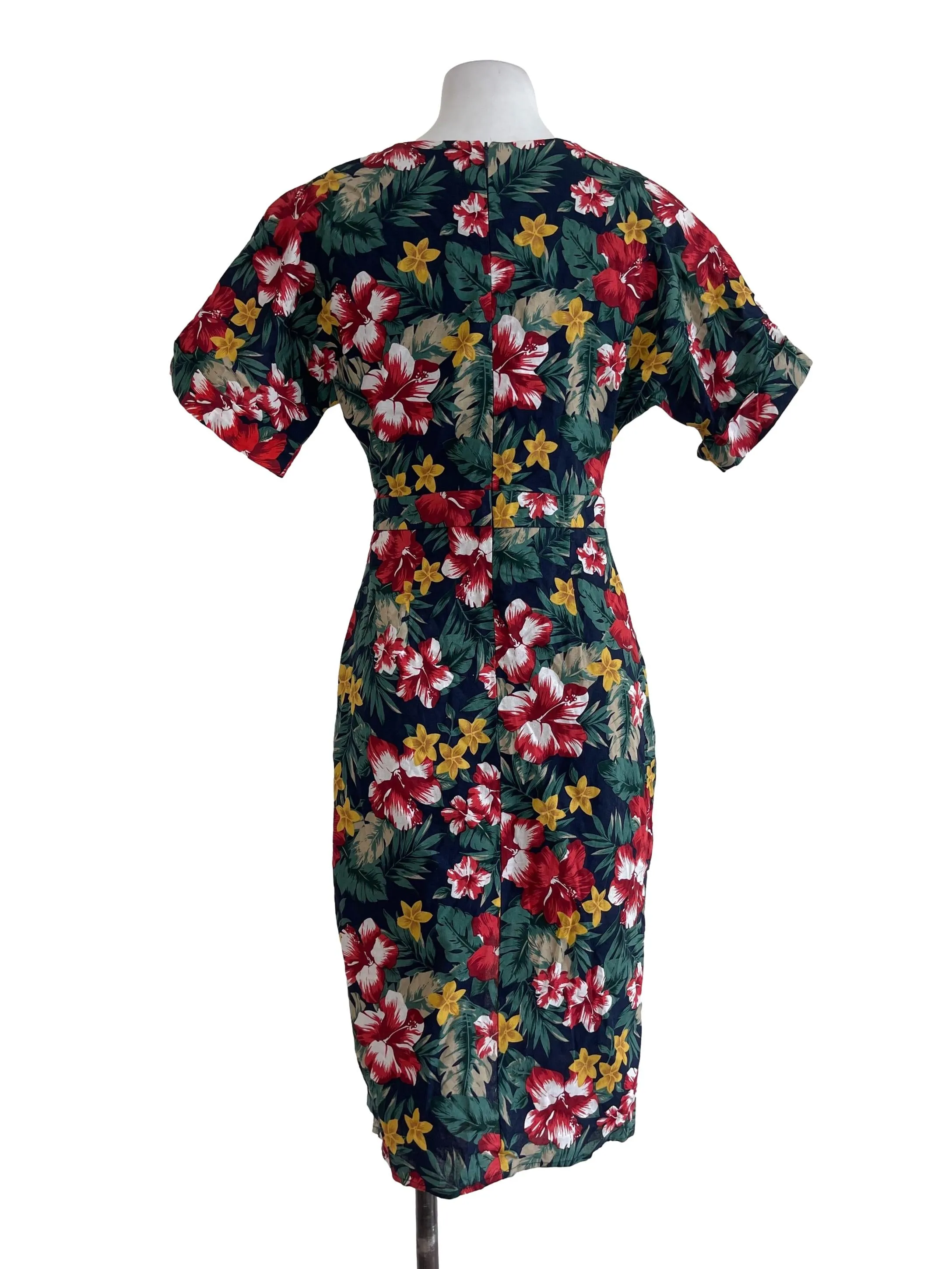 Dark Blue Tropical Dress