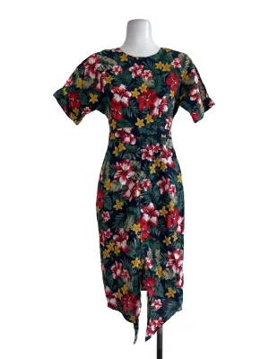 Dark Blue Tropical Dress