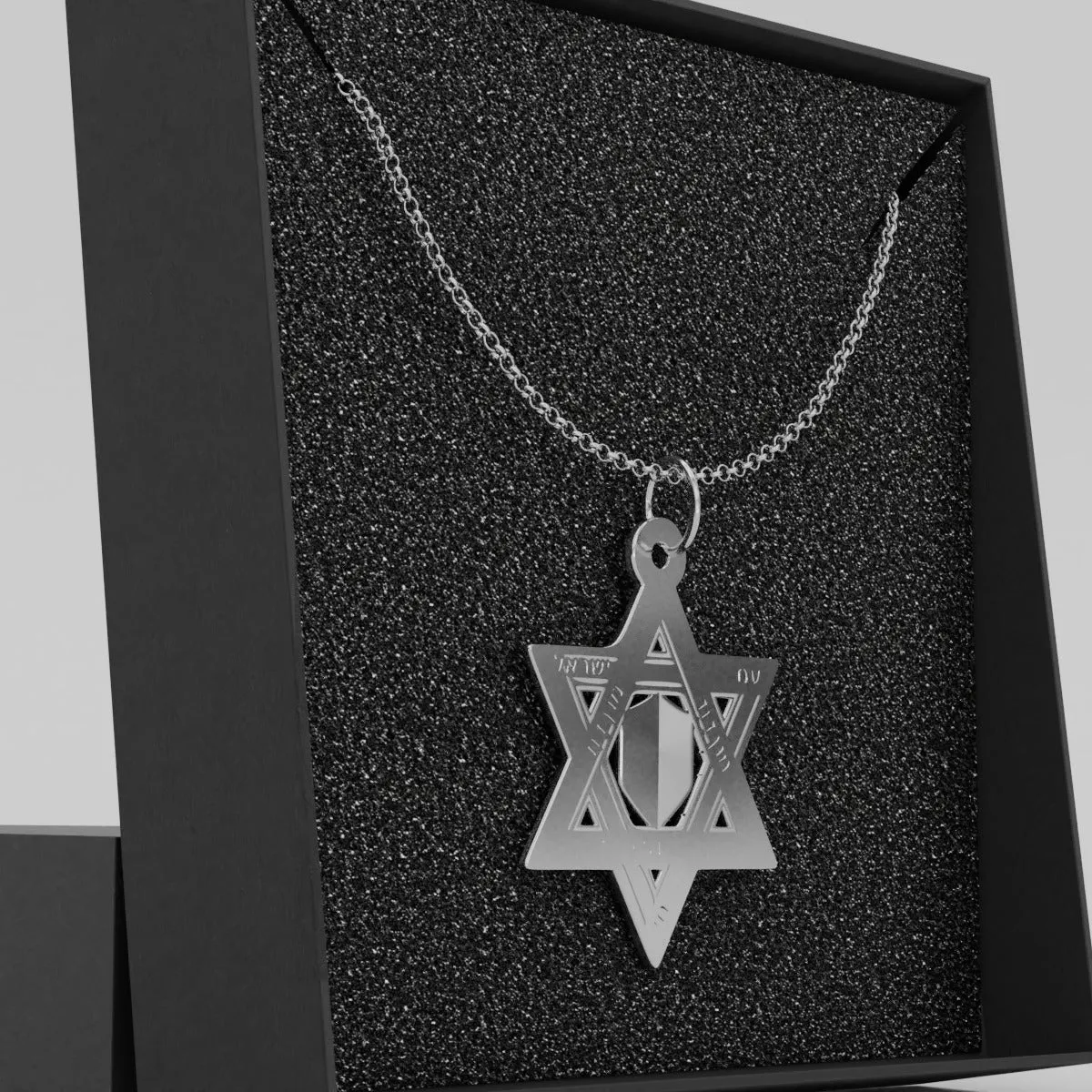 David Star sterling silver pendant