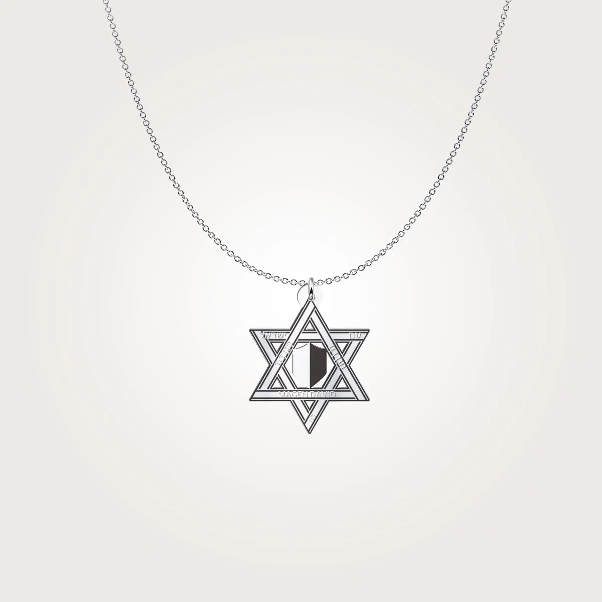 David Star sterling silver pendant