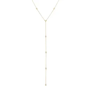 Diamond By The Yard Lariat 14K