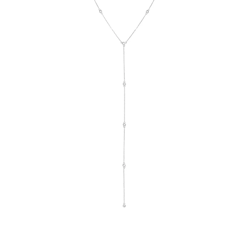 Diamond By The Yard Lariat 14K