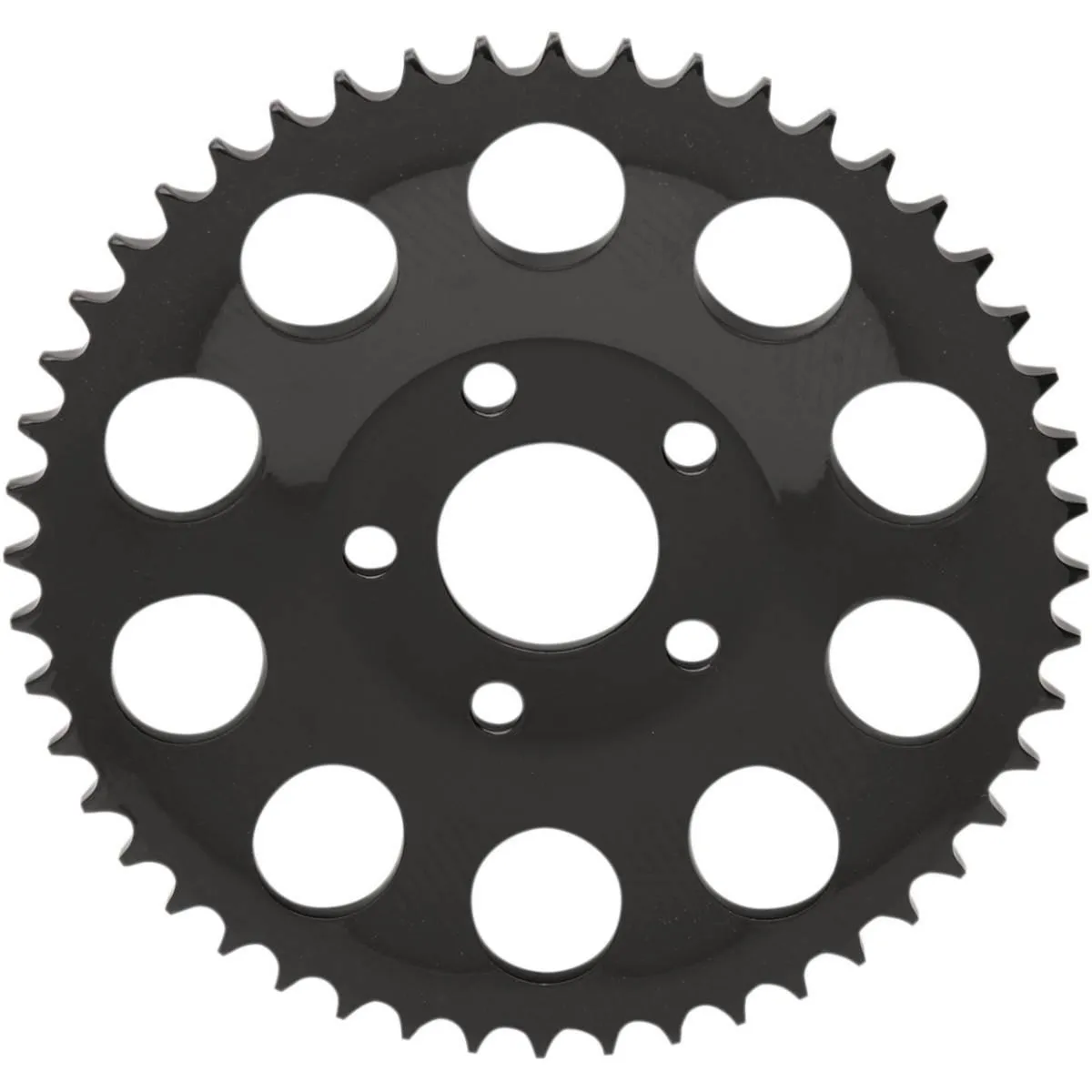 Dished Rear Sprocket for 1986-1999 Harley Chain Conversion  - Gloss Black