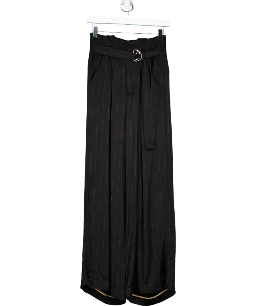 Divine Heritage Black High Waist Stripe Trouser UK XS