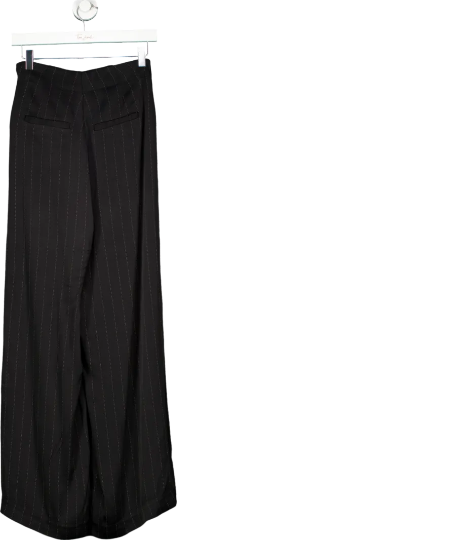 Divine Heritage Black High Waist Stripe Trouser UK XS