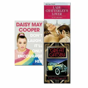 Don't Laugh It'll Only Encourage Her, Lady Chatterley's Lover, Great Gatsby book