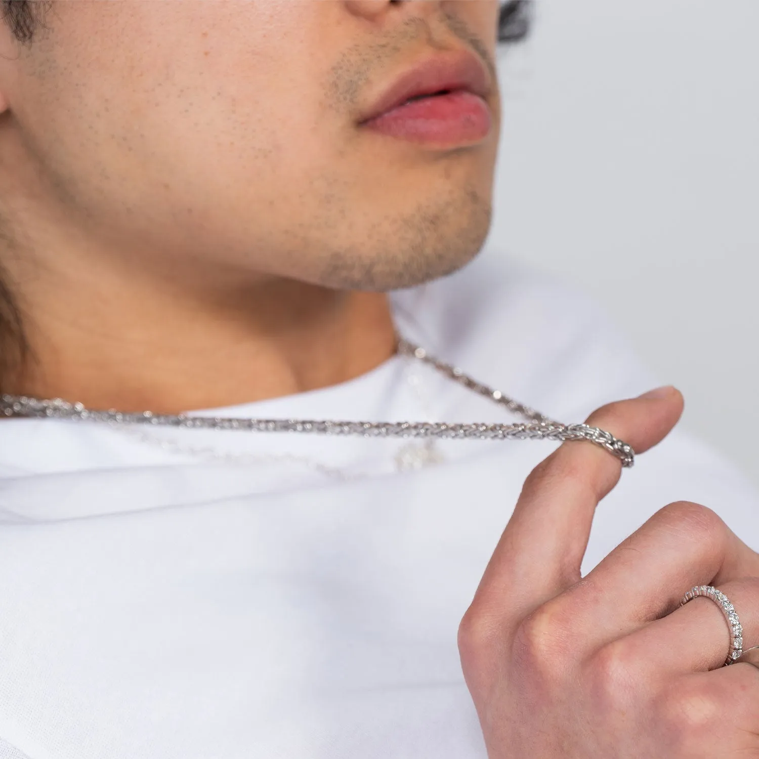 Dragon Scale Byzantine Chain Necklace