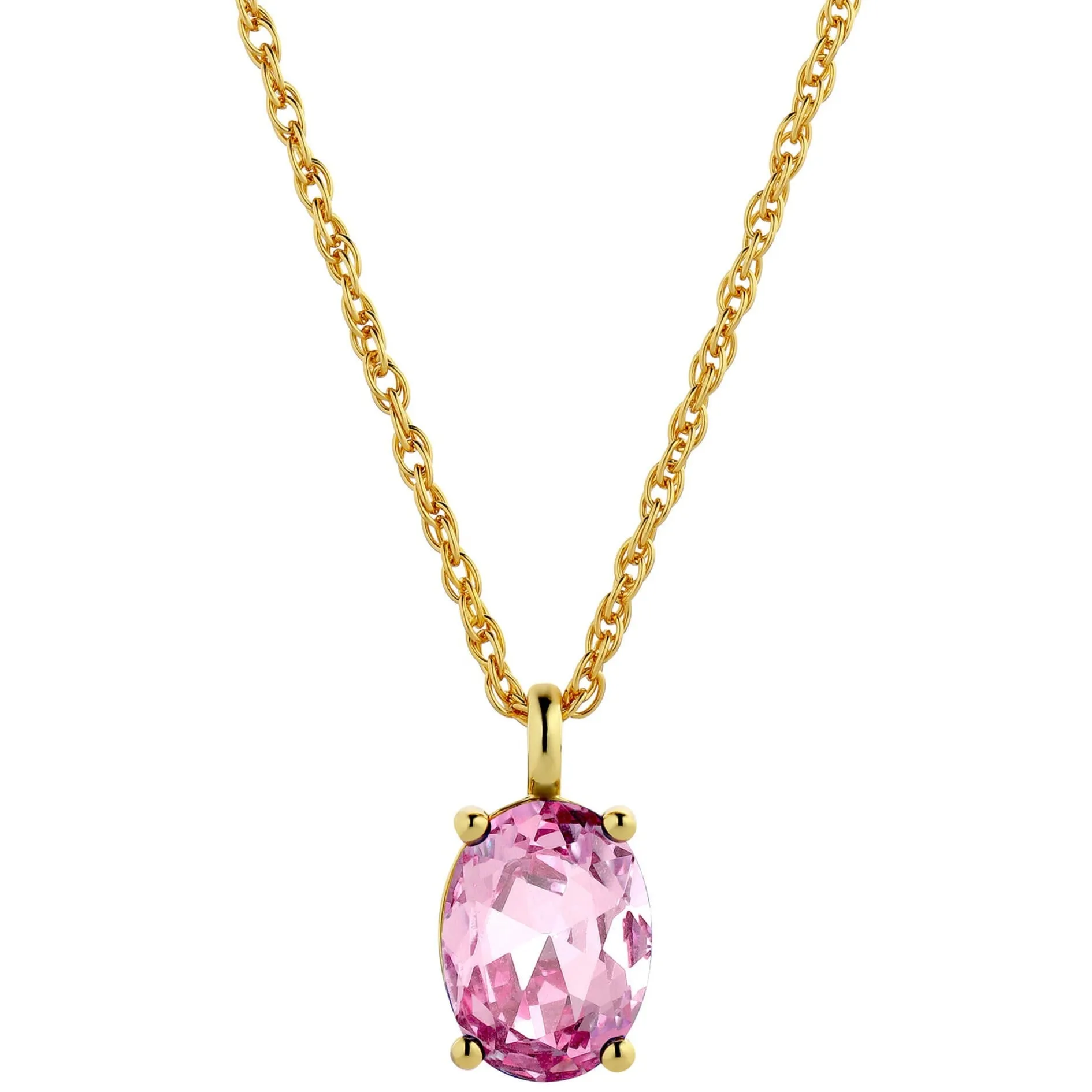 Dyrberg Kern Barga Gold Necklace - Light Rose
