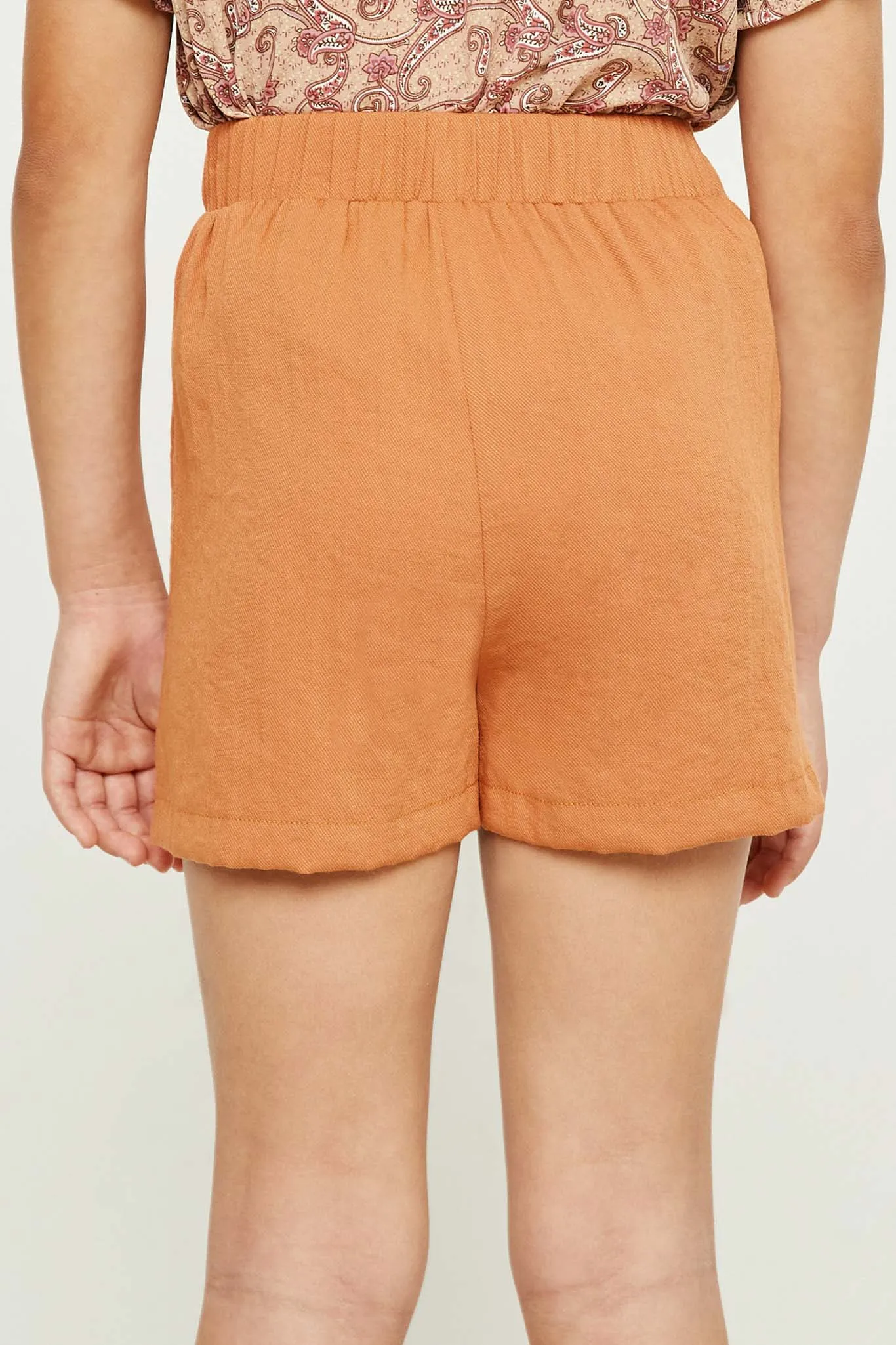 Elastic Waist Soft Skort