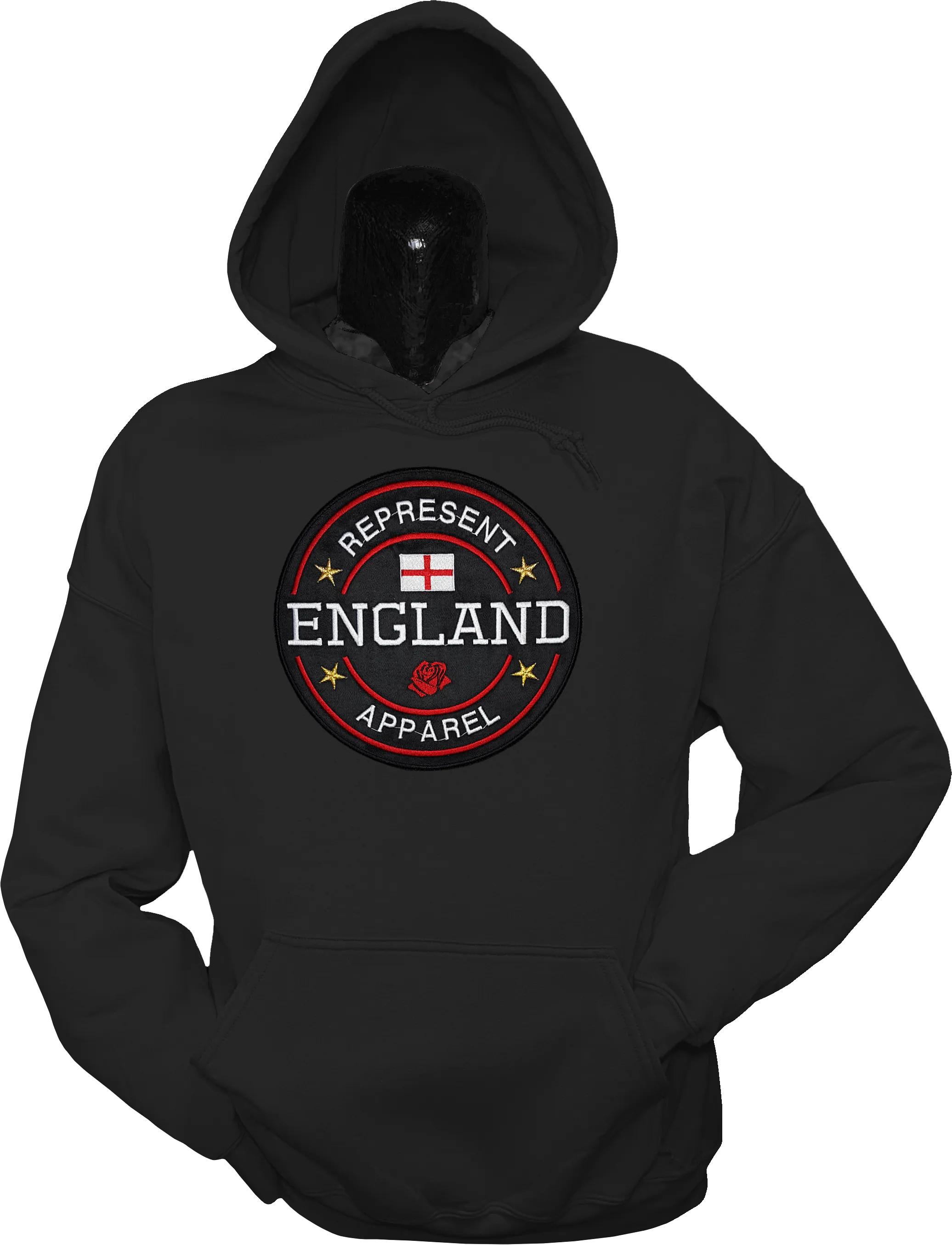 England Hoodie Benchmark Black