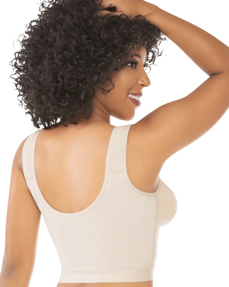 Equilibrium Post Op shapewear full coverage bra - Beige