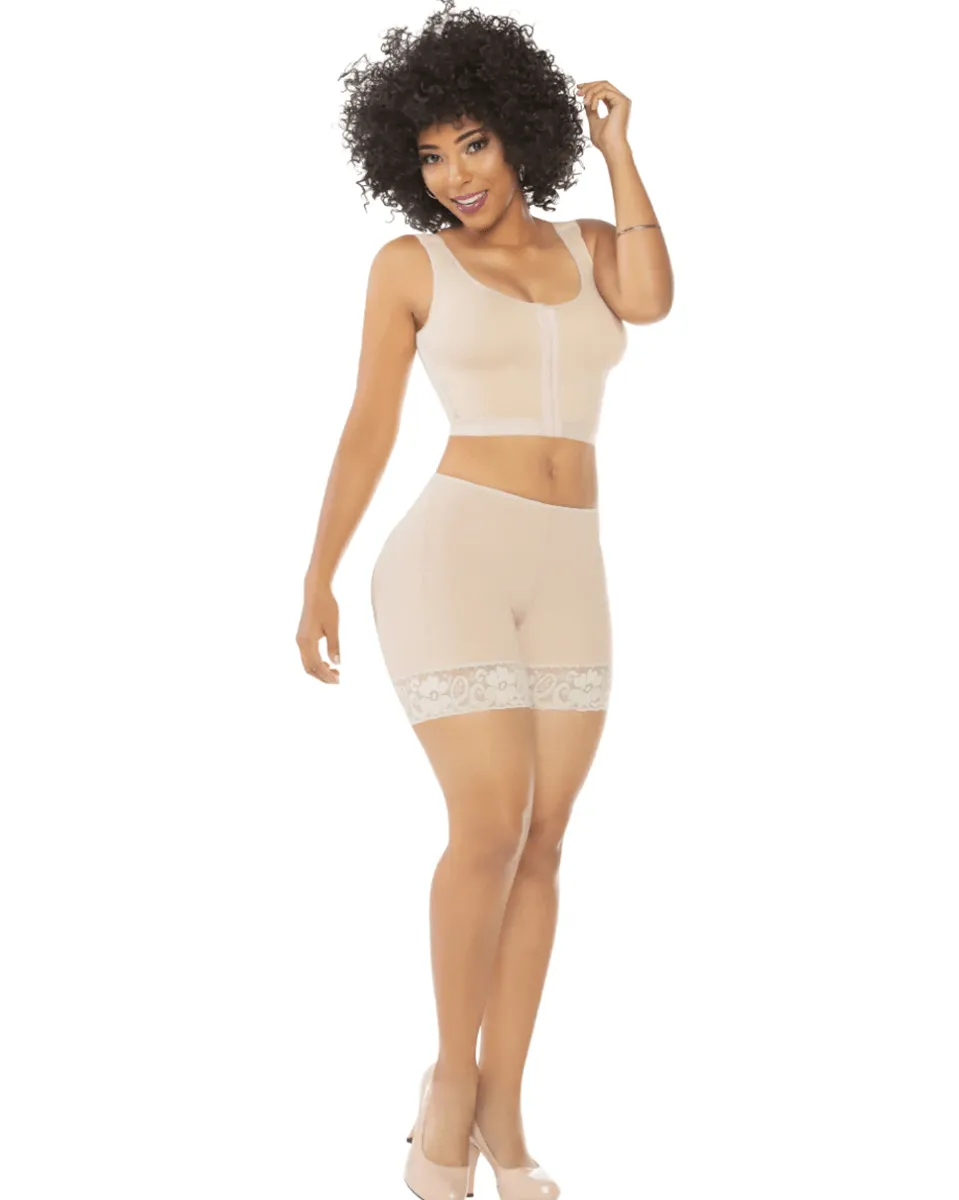 Equilibrium Post Op shapewear full coverage bra - Beige