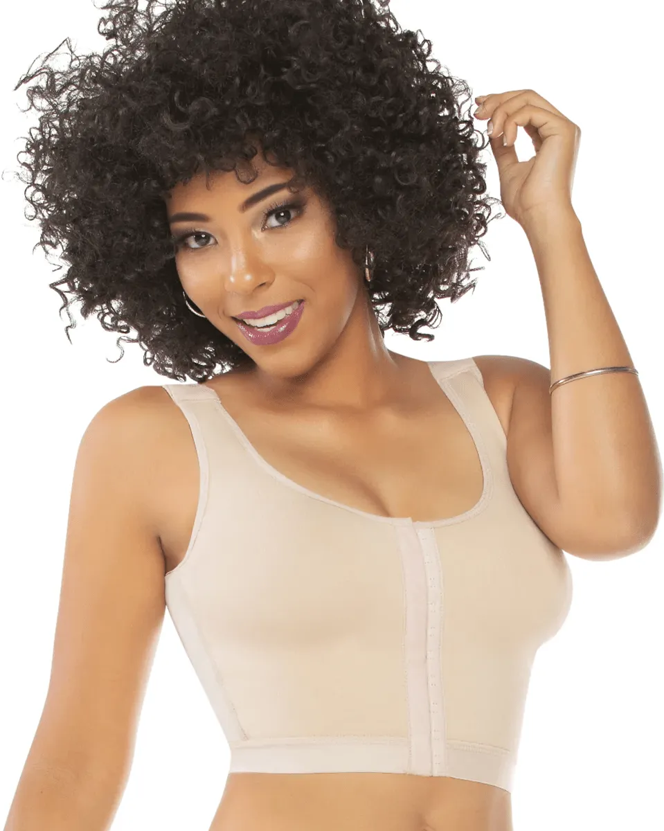 Equilibrium Post Op shapewear full coverage bra - Beige