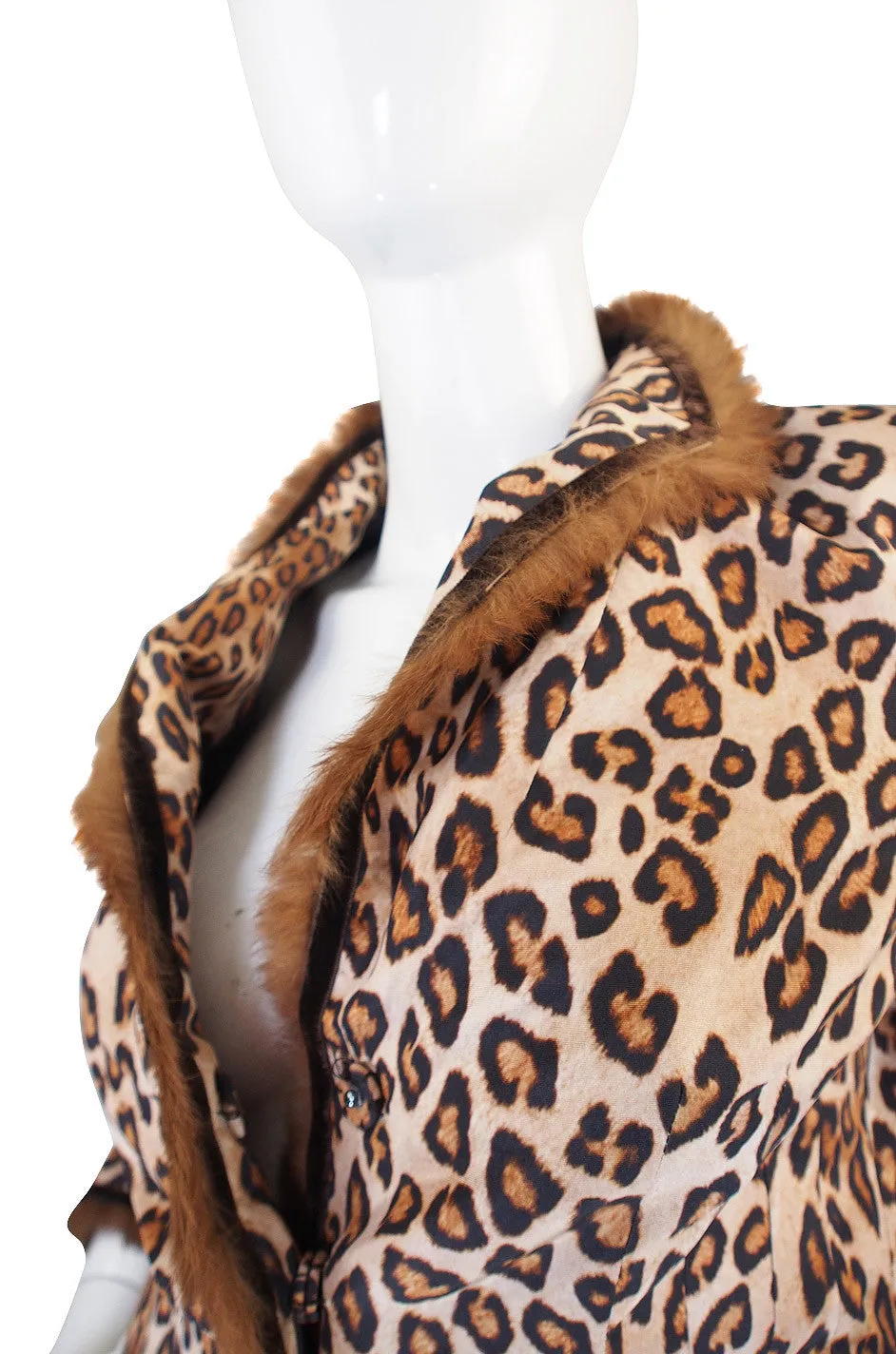 F2006 RTW McQueen Leopard and Fur Jacket