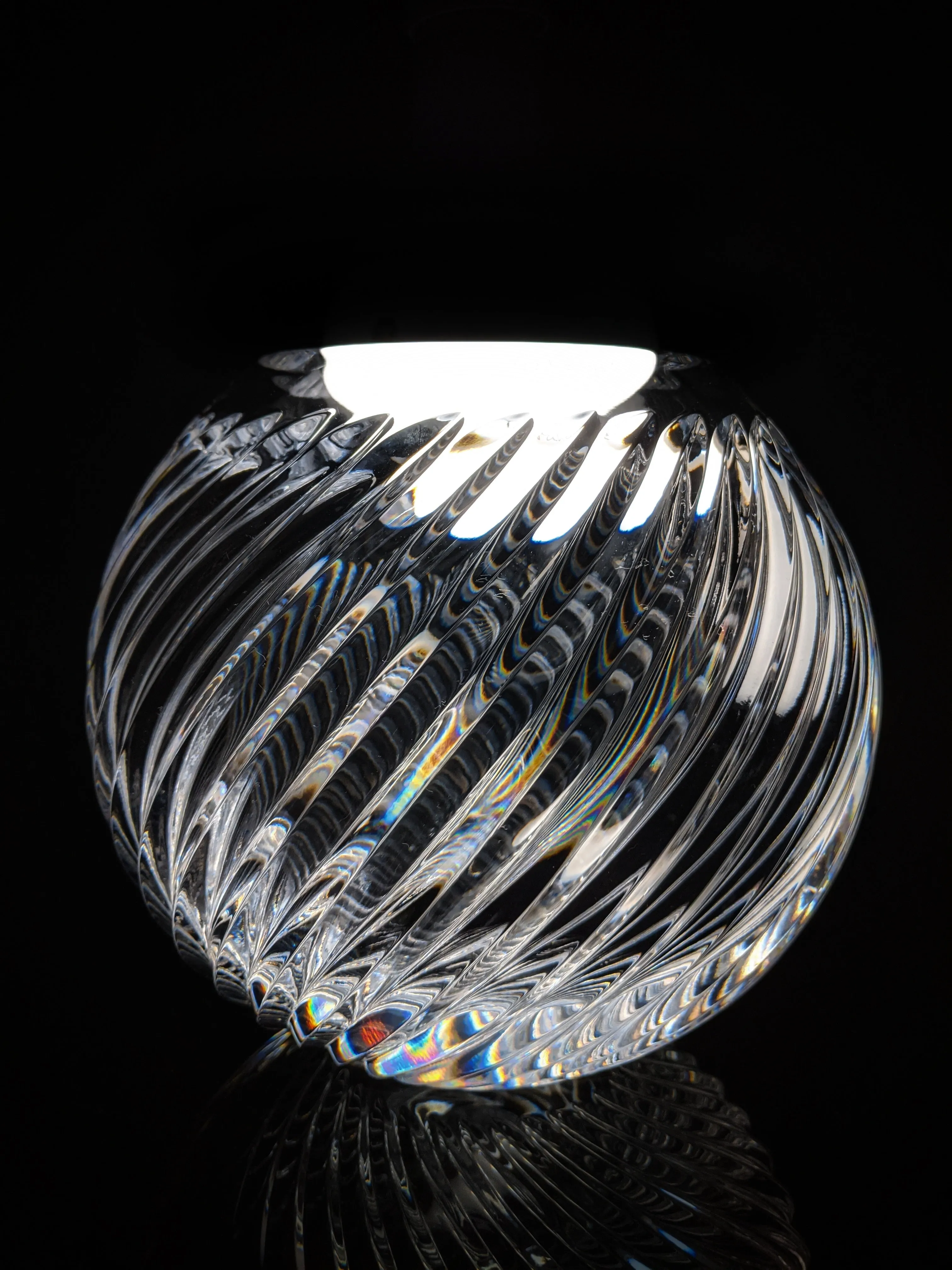 Faberge Atelier Crystal Collection Bowl in the original box