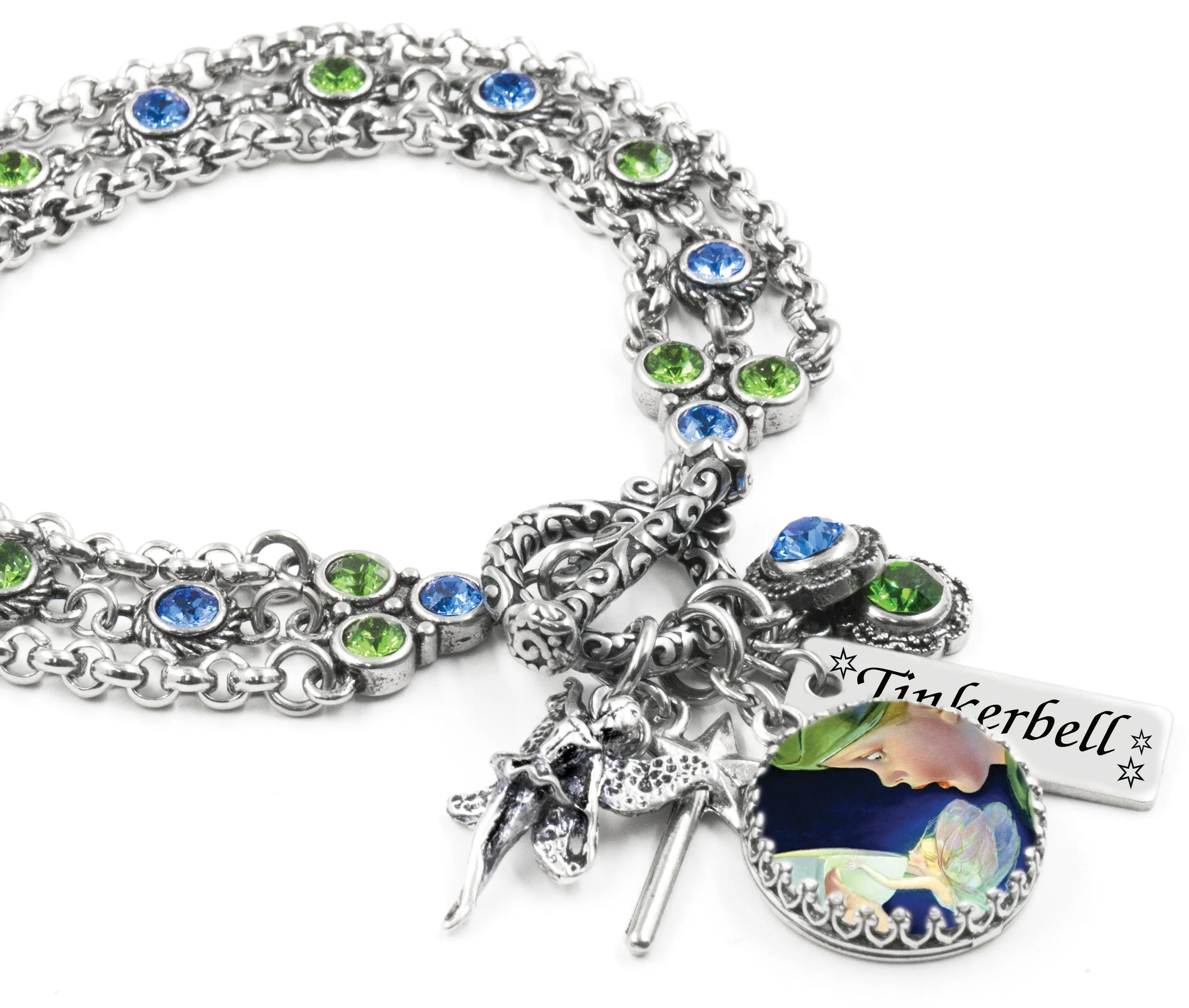 Fairy Crystal Charm Bracelet