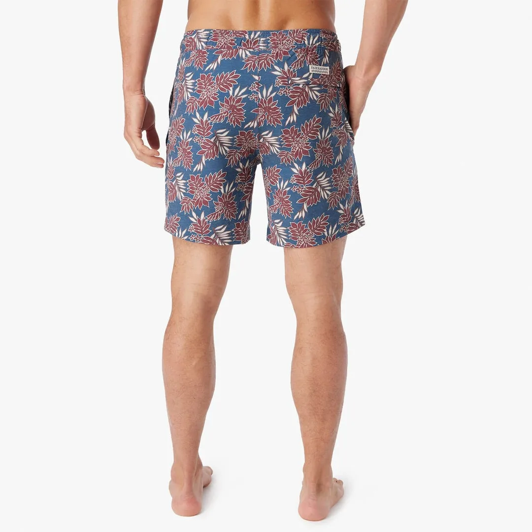 Fish Hippie The Bayberry Trunk- Navy Crimson Leaves Bayberry Trunk 7 inch