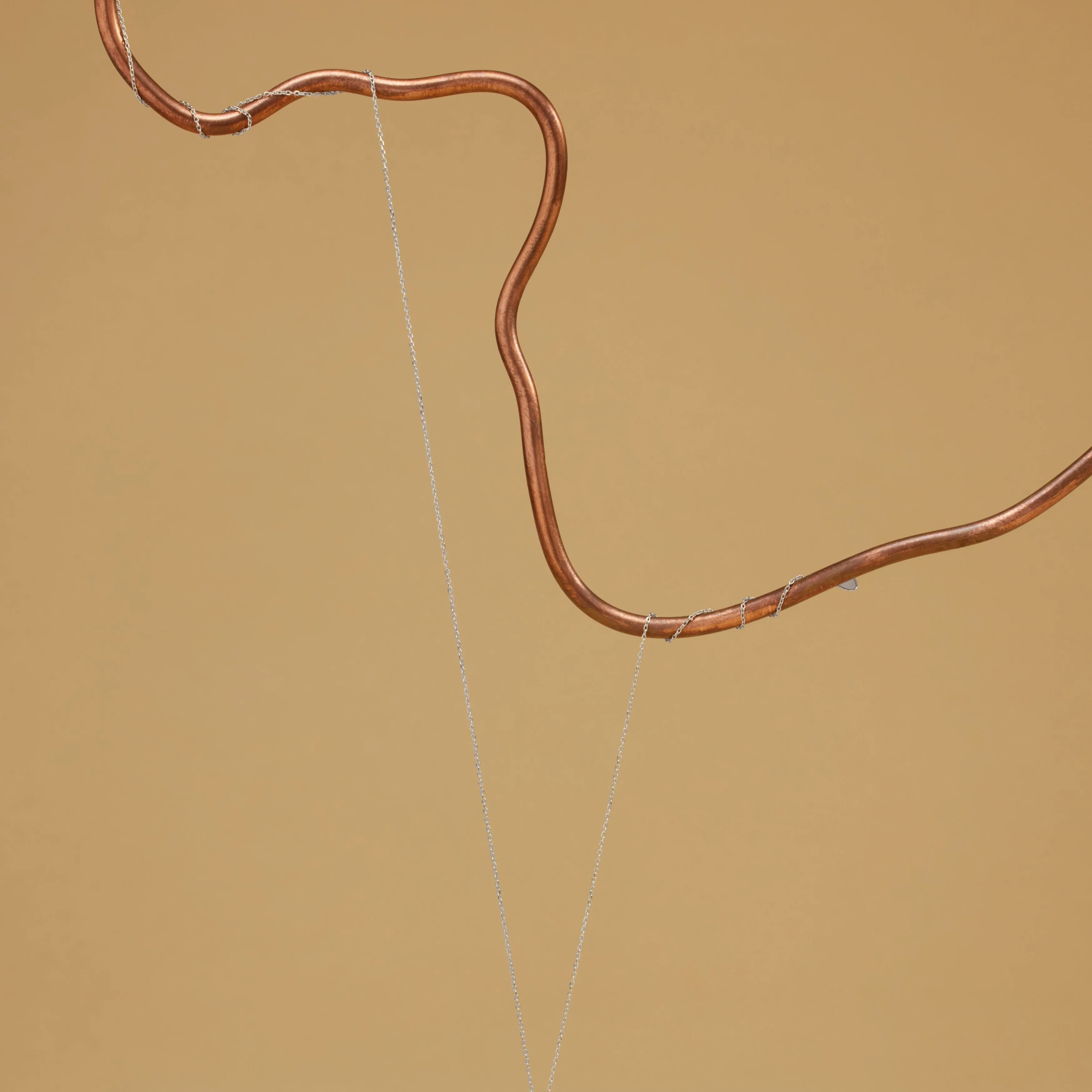 FLOAT CHAIN, 14K OR STERLING SILVER - NEW