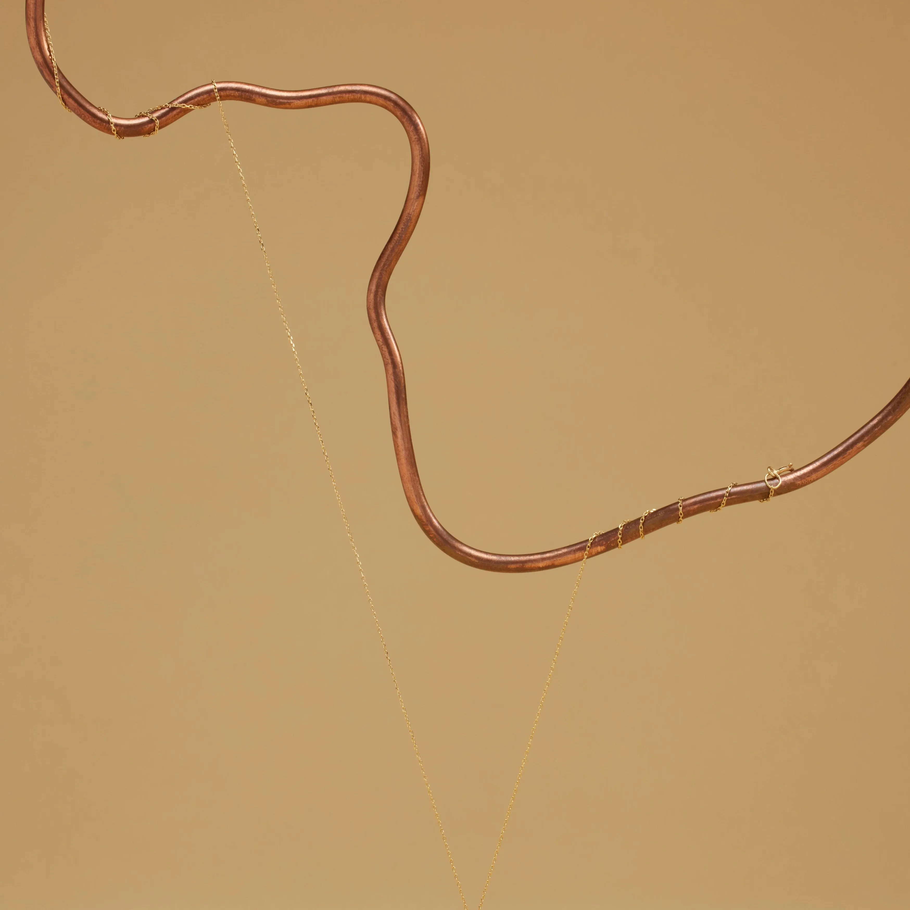 FLOAT CHAIN, 14K OR STERLING SILVER - NEW