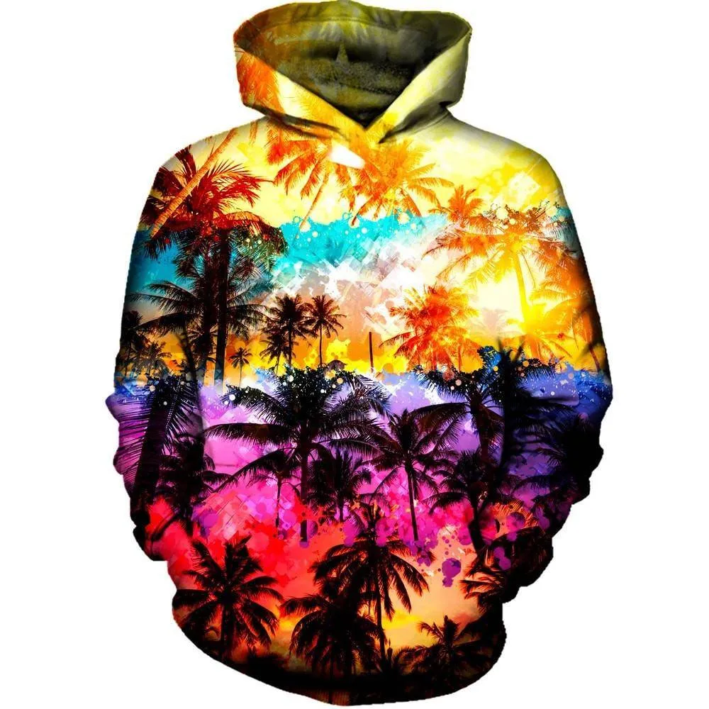 Florida Palm Trees Hoodie