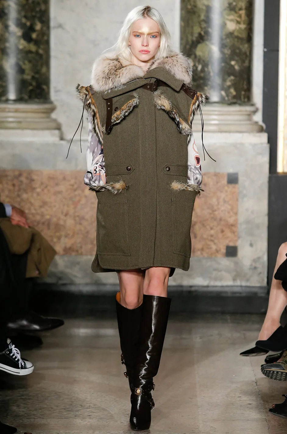 F/W 2014 Peter Dundas for Emilio Pucci Runway Printed Jersey Top