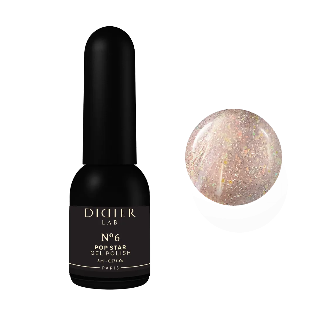 Gel Polish POP Star, Didier Lab, No. 6, 8 ml