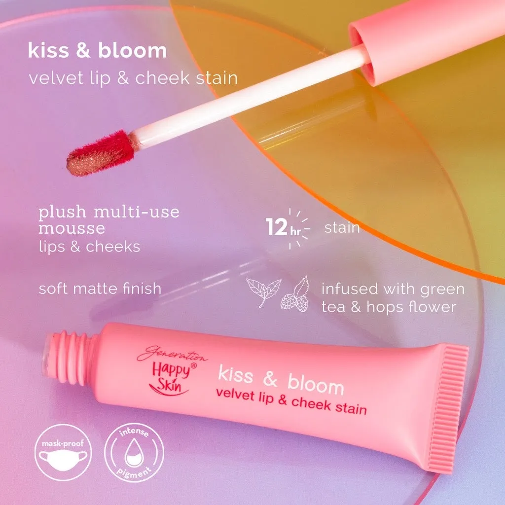 Generation Happy Skin Kiss & Bloom Velvet Lip & Cheek Stain in Preppy