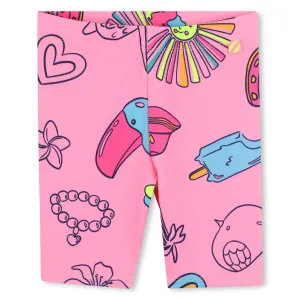 Girls Pink Cycling Shorts