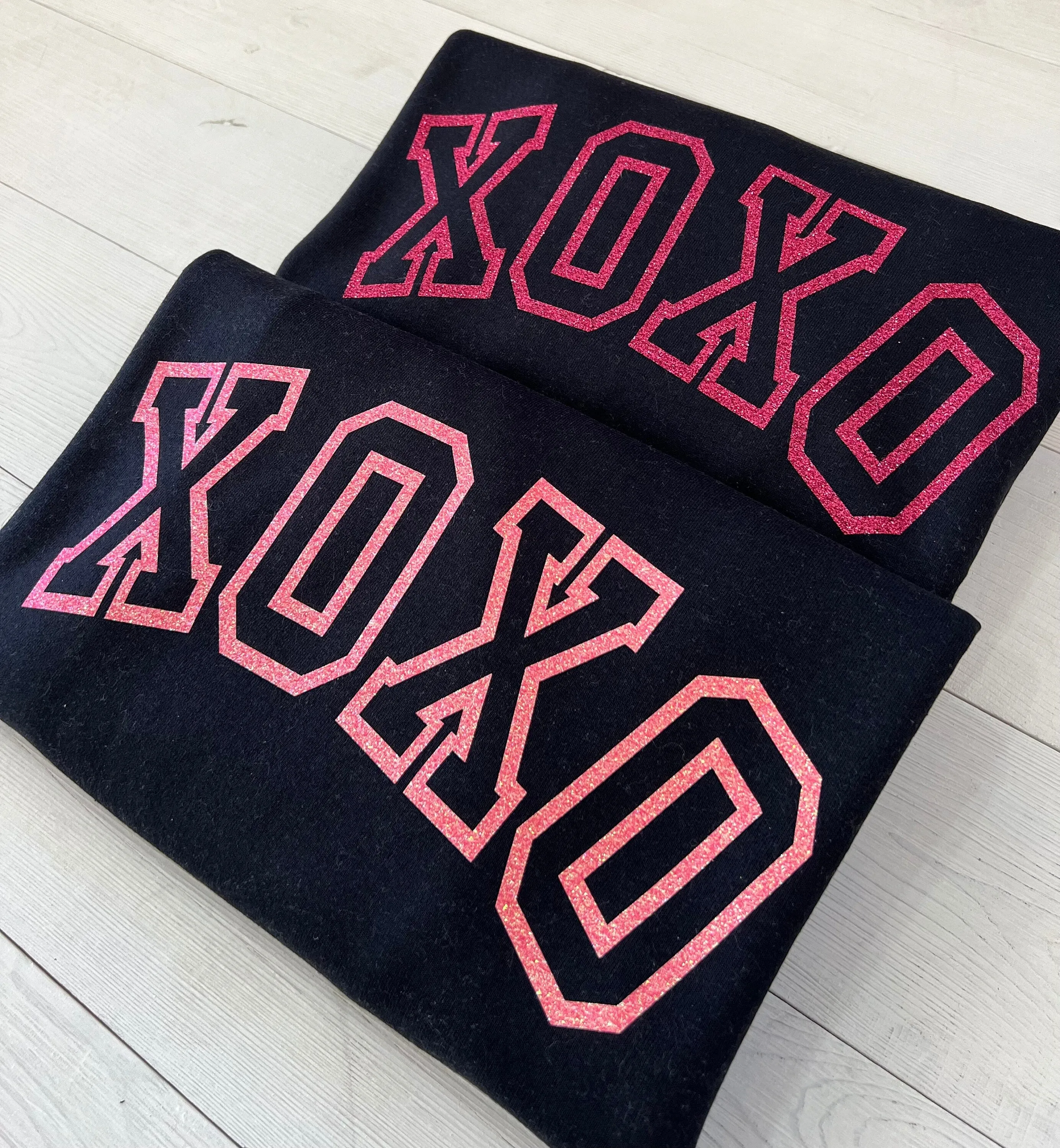 Glitter XOXO Varsity Sparkle Sweatshirt