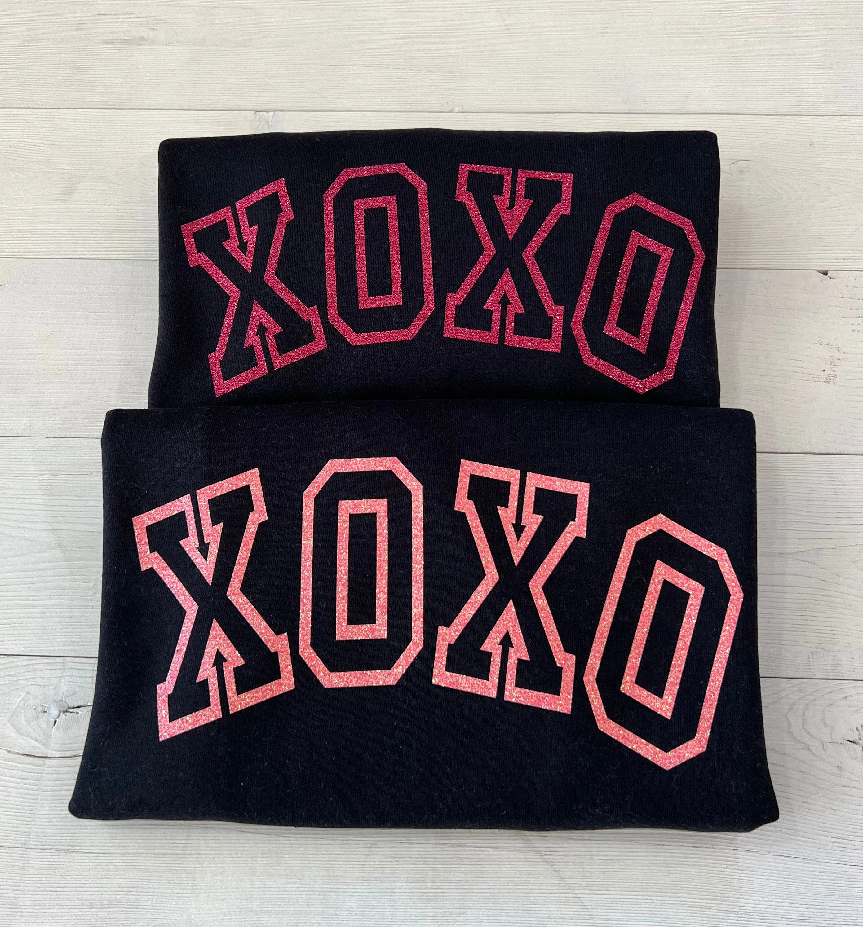 Glitter XOXO Varsity Sparkle Sweatshirt