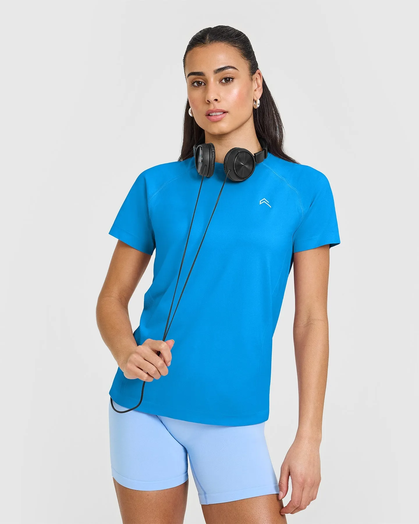 Go To Seamless Loose Top | Tropical Blue