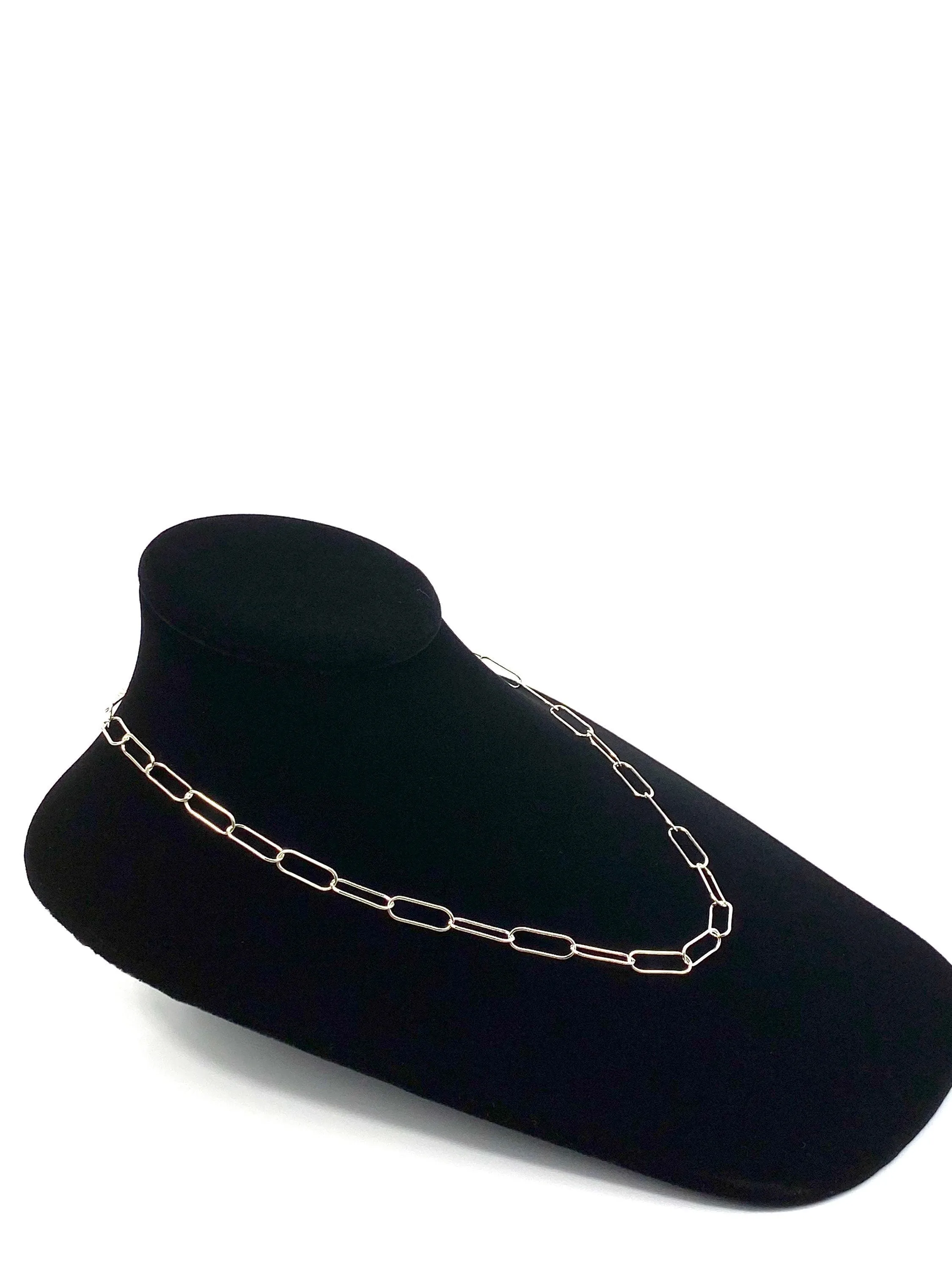 Gorgeous 18” 5mm X 15mm Sterling Silver Elongated Flat Cable Chain, Sku SM768LC-18