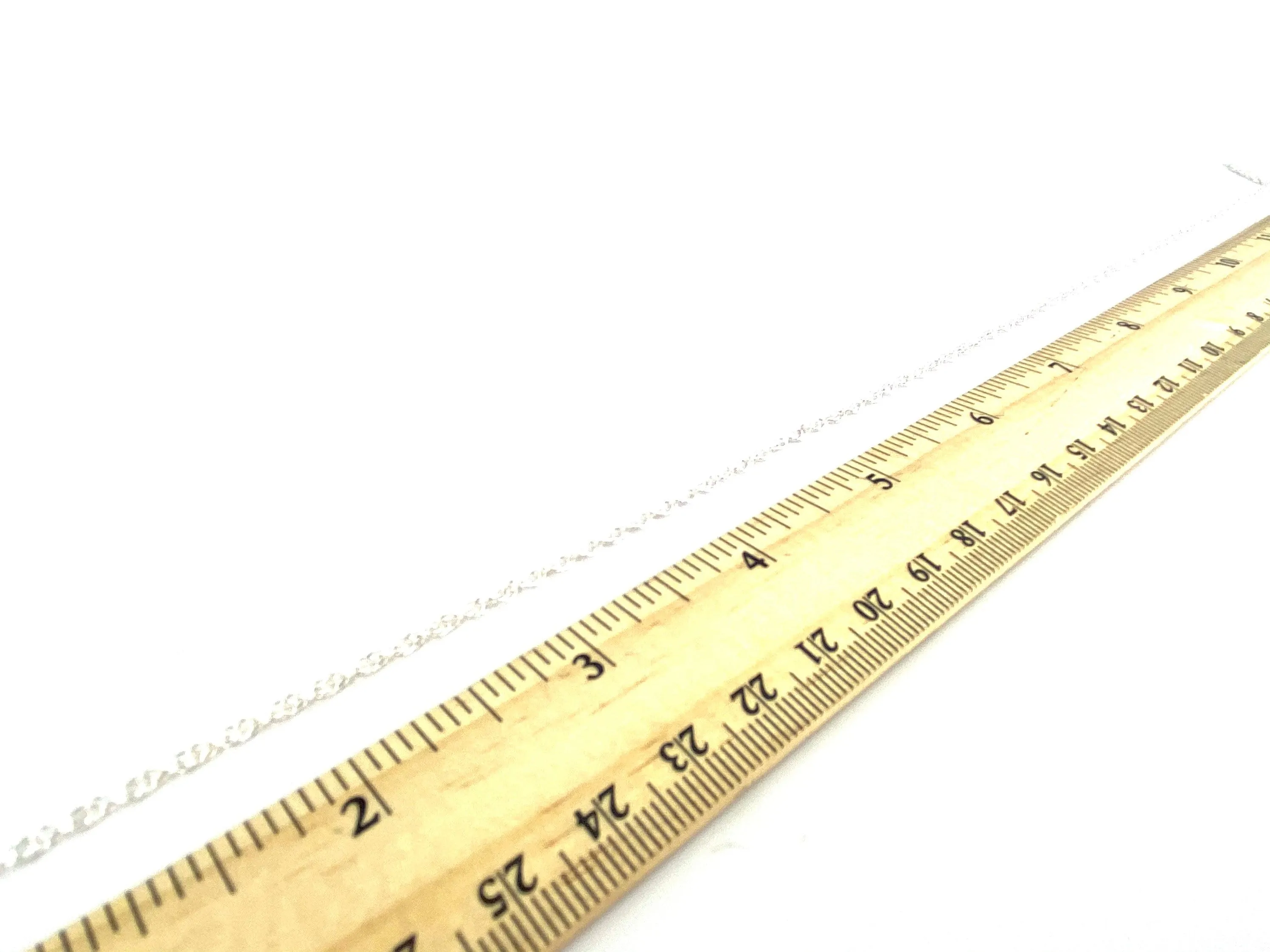 Gorgeous 2.0mm Sterling Silver Rope Chain, SS, Sku: 15R