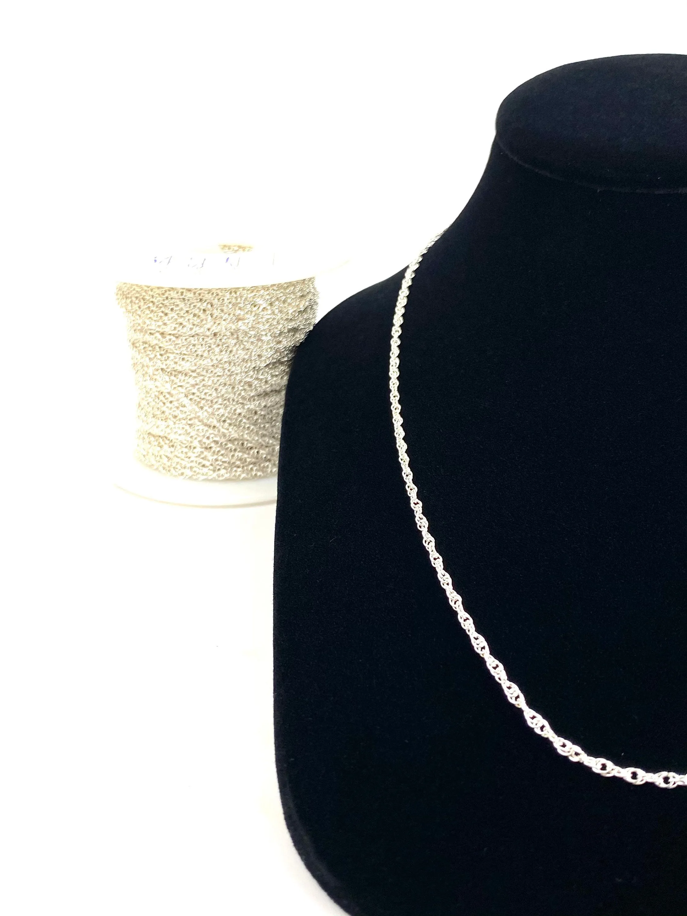 Gorgeous 2.0mm Sterling Silver Rope Chain, SS, Sku: 15R