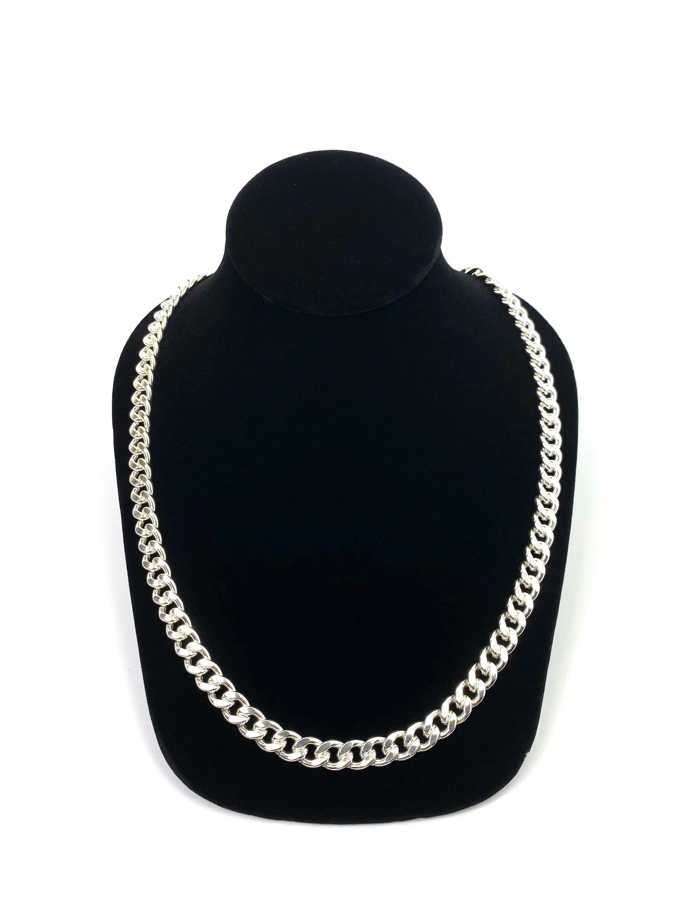 Gorgeous 24” Sterling Silver Curb Chain, Sku: SM95LC-24