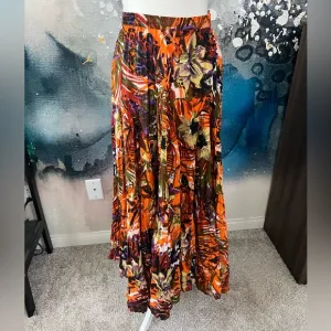 Grace Elements | Tropical Orange Maxi skirt