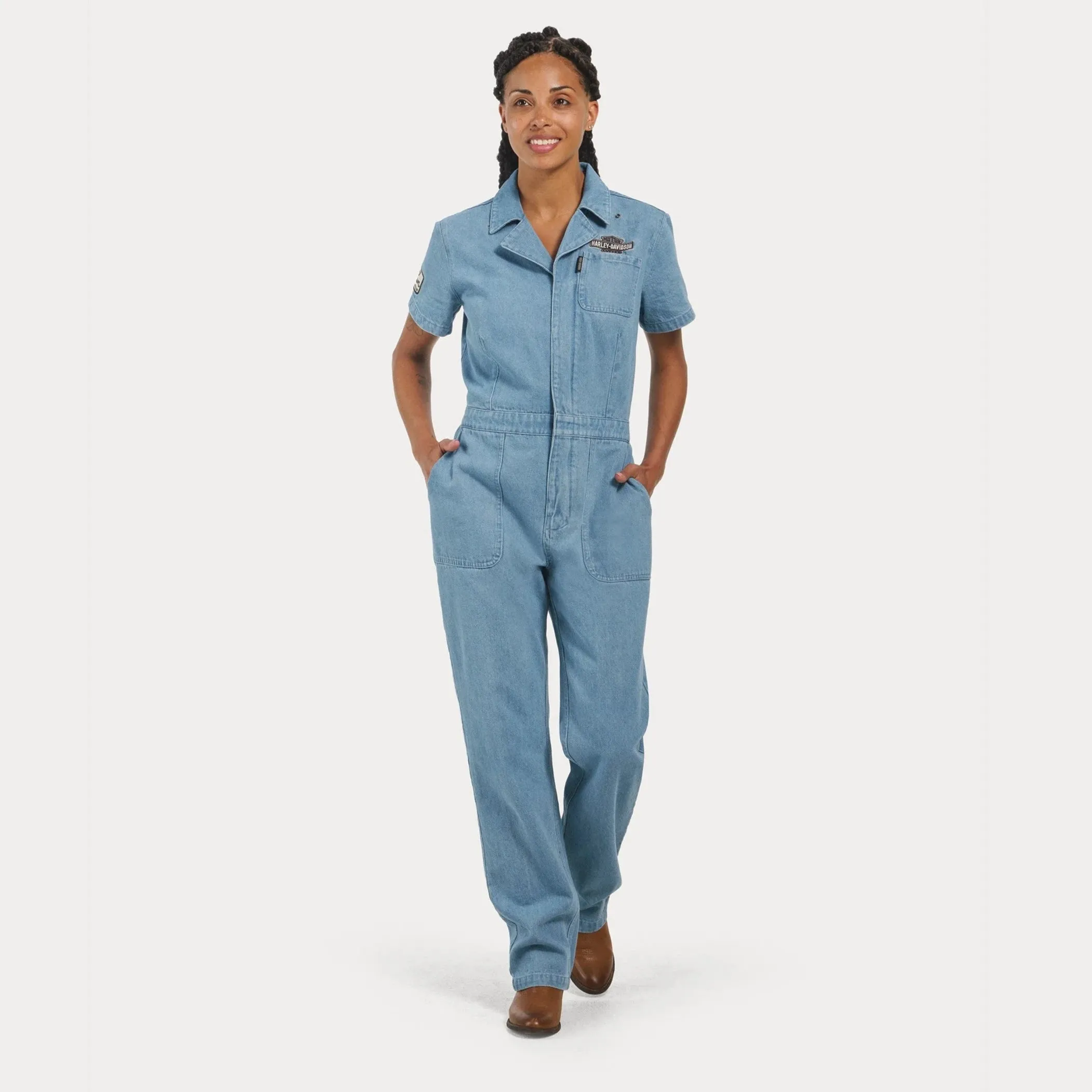Harley-Davidson® Women's Industrial Stretch Denim Coverall