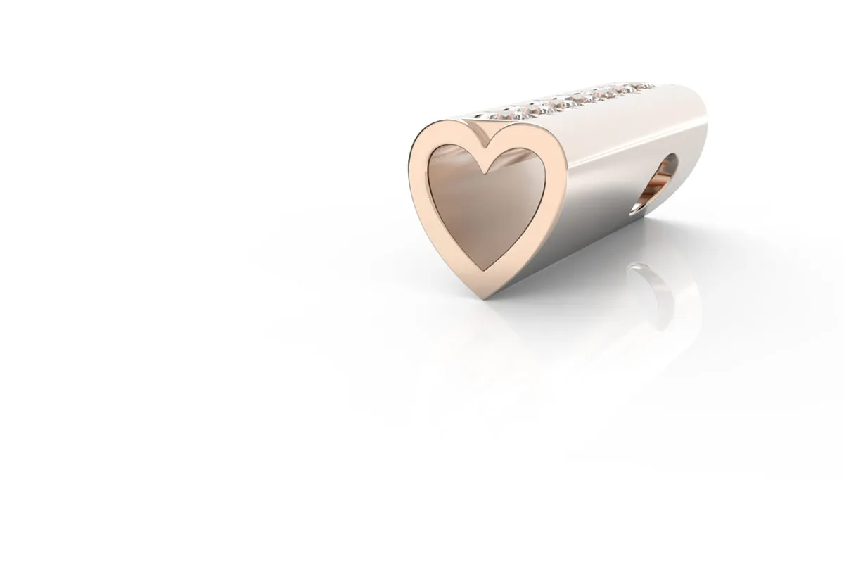 HEART - 14k Diamond Pavé - Pendant