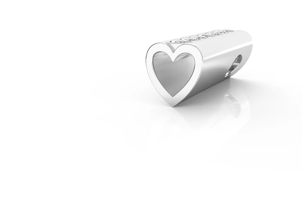 HEART - 14k Diamond Pavé - Pendant
