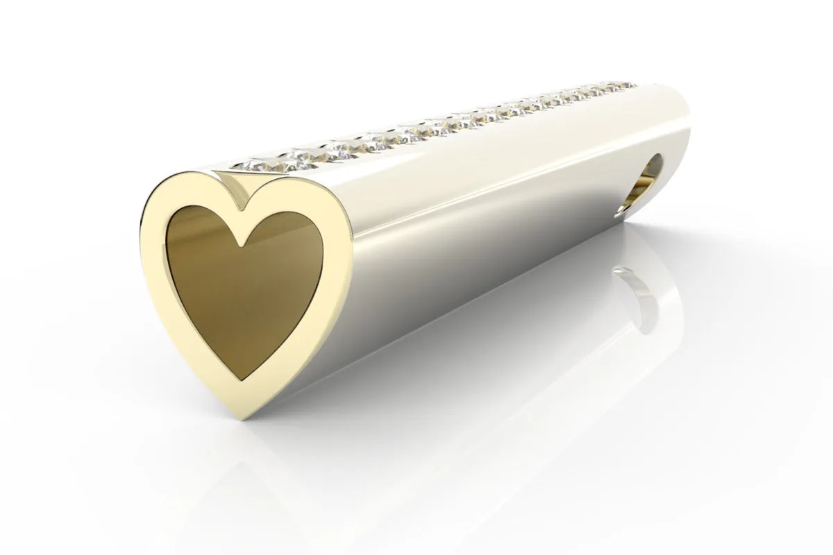 HEART - 14k Diamond Pavé - Pendant