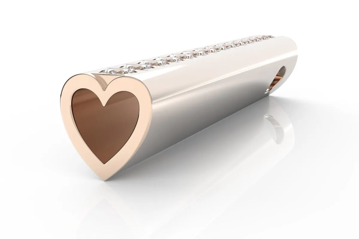 HEART - 14k Diamond Pavé - Pendant